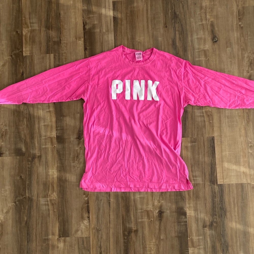 Pink long sleeve shirt